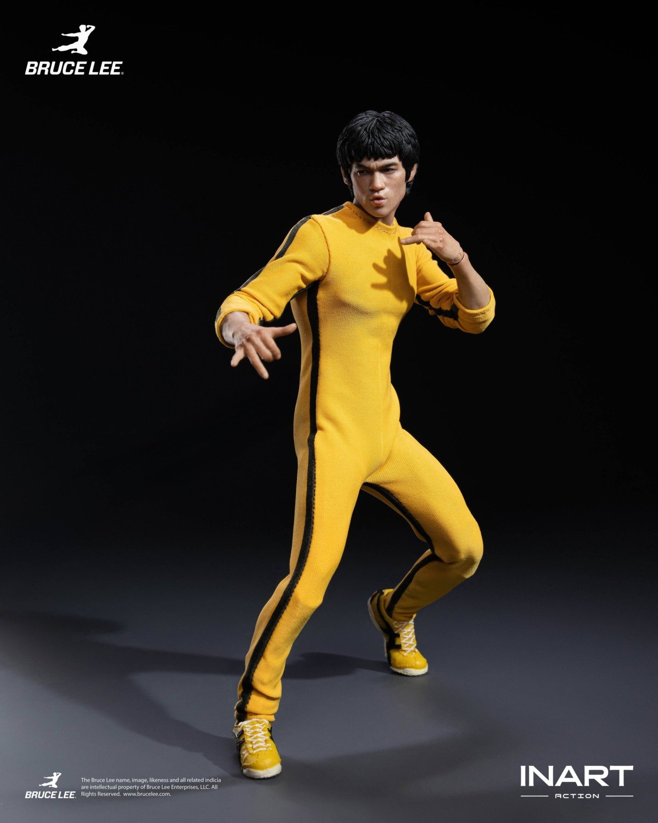 bruce lee amarillo inart 4 INART: Bruce Lee 1/12 - Yellow Jumpsuit Ver