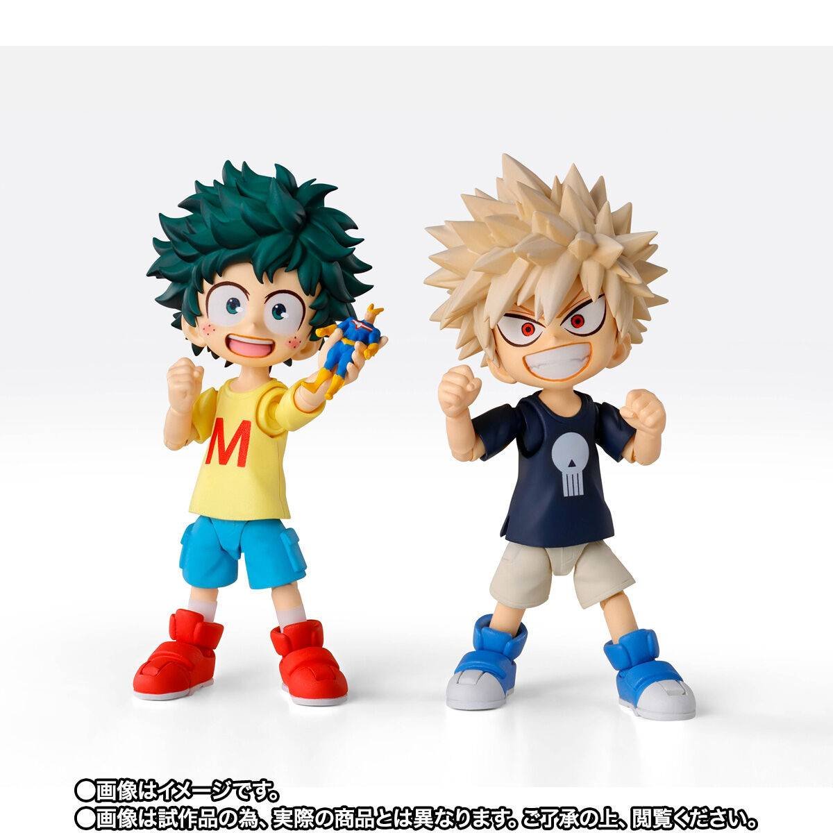 S.H.FIGUARTS: Izuku Midoriya & Katsuki Bakugo - Childhood Set Ver. - My Hero Academia